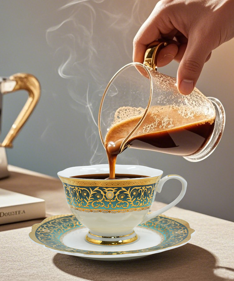 7 oZ  200cc Stackable Ceramic bone china Coffee Mugs with Texture Patterns for Man Woman Dad Mom Modern tea cup set for Latte Cappuccino Cocoa Dishwasher Safe