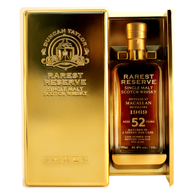 蘇格蘭鄧肯泰勒 DUNCAN TAYLOR MACALLAN 1969單一桶單一麥芽威士忌珍稀雪莉桶原酒41.4%