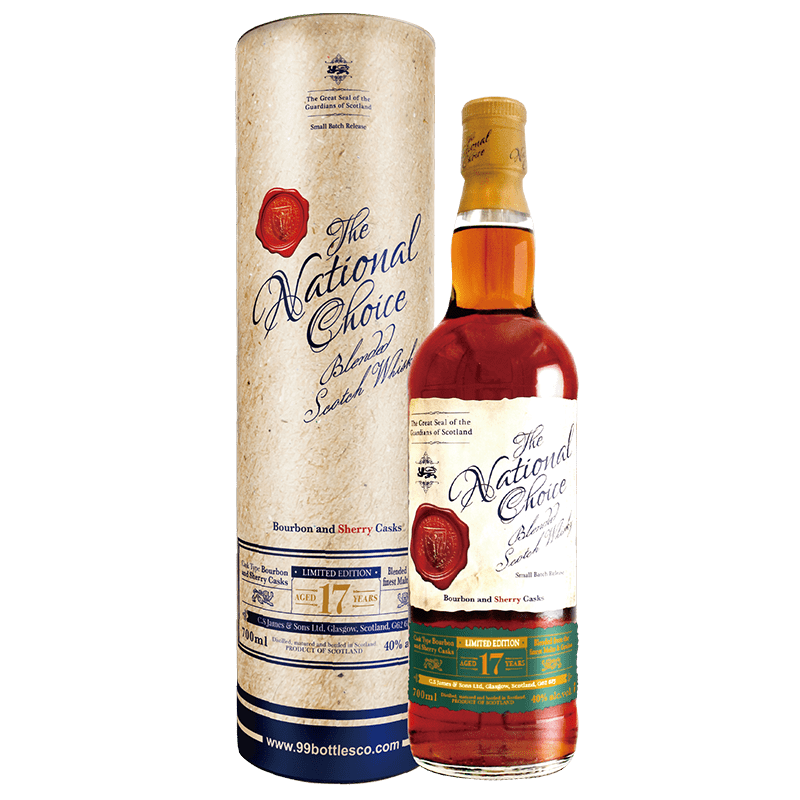 蘇格蘭威倫堡THE NATIONAL CHOICE 17年調和威士忌 40%
