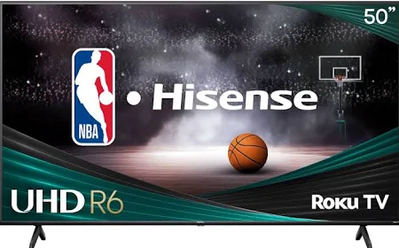 Hisethtnse 58" 4K R6 Series Ultra HD Roku Smart TV
