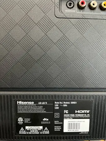 Hisethtnse 58" 4K R6 Series Ultra HD Roku Smart TV