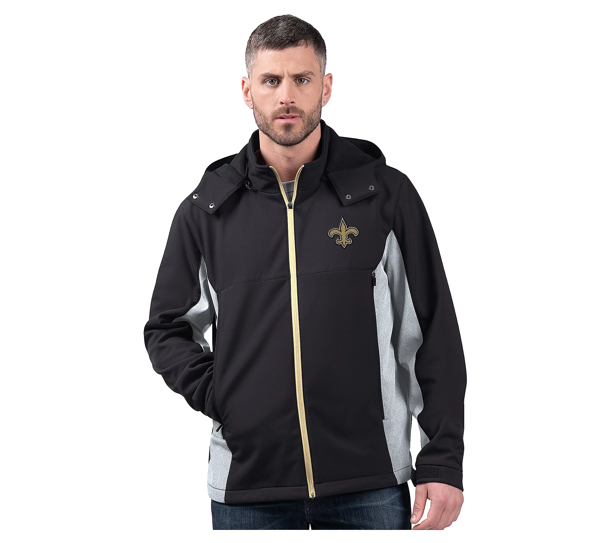 NthtFL Men's Soft Shell Bonded Jacket