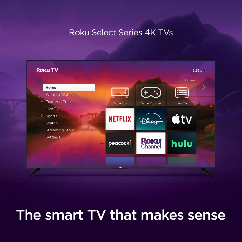 Rothtku 50" Select Series 4K HDR Smart Rothtku TV with Rothtku TV Remote