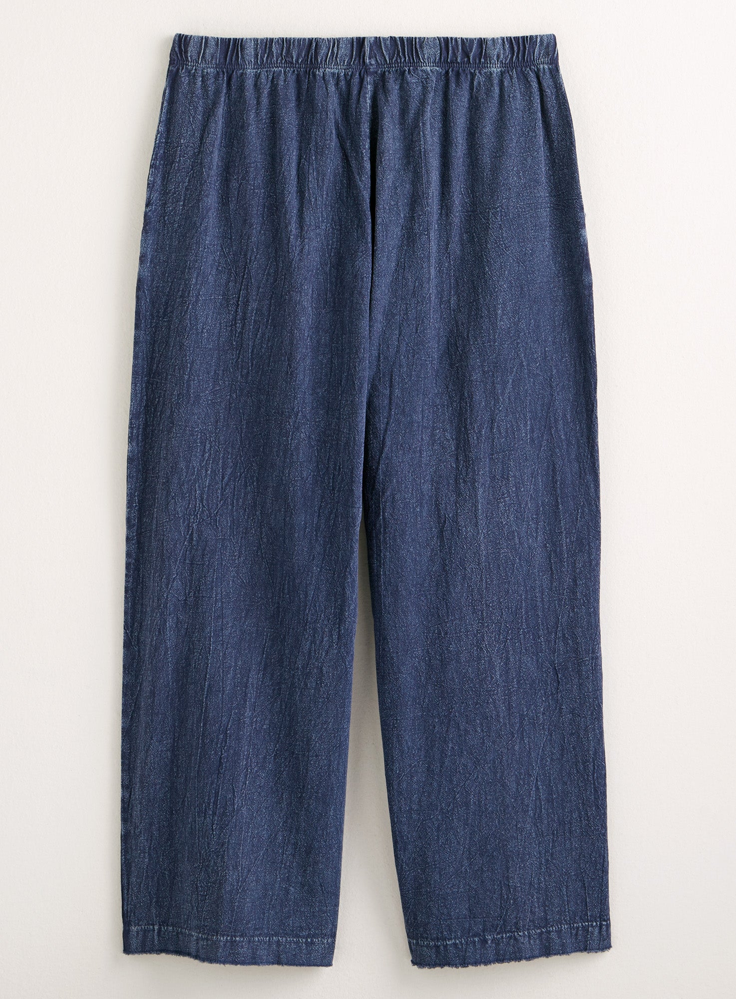 Cotton Gauze Capri Pants
