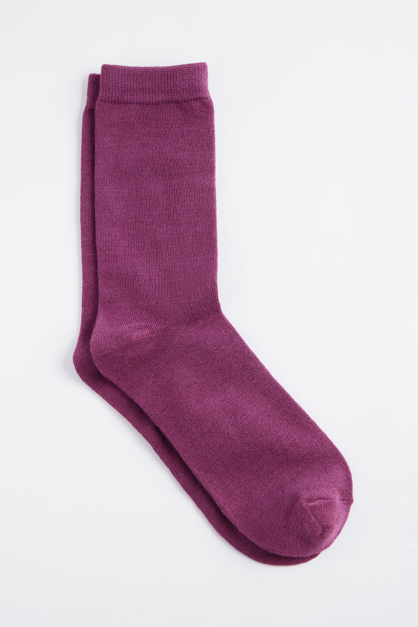 6 pairs Rayon From BambooBlend Crew Socks