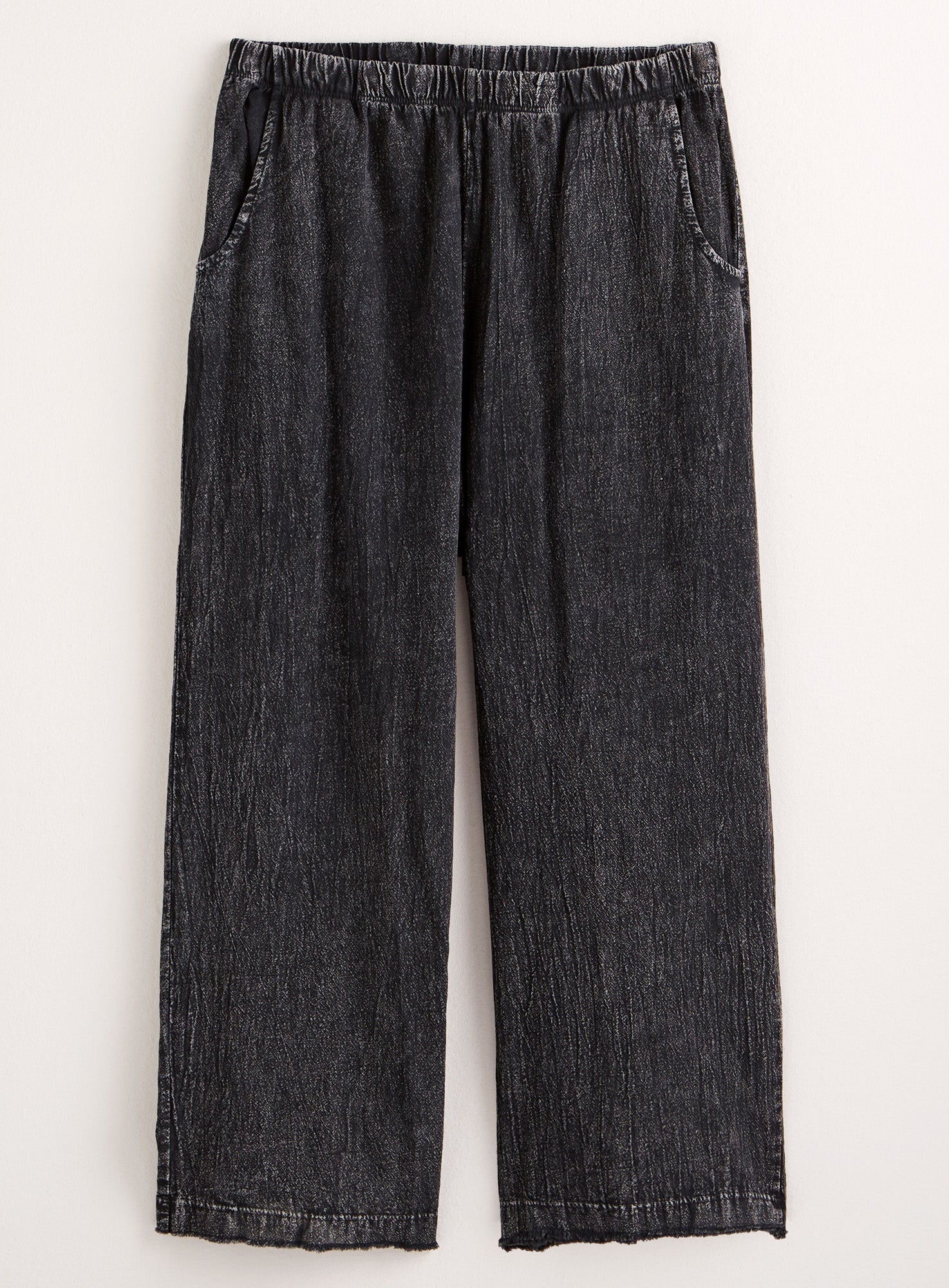 Cotton Gauze Capri Pants