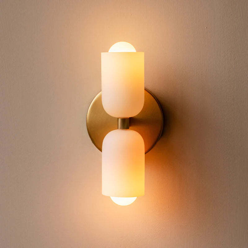 Morandi Moderna LED Metallo Vetro Applique Soggiorno Camera da Letto
