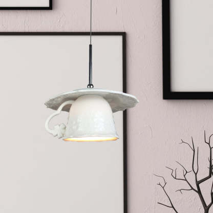 Hailie Nordico Tazza Ceramica LED Lampade a Sospensione Soggiorno