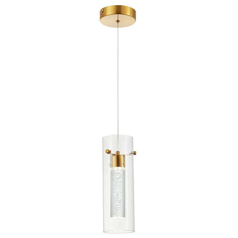 Quinn Moderno Designer Metallo Vetro Lampade a Sospensione Camera da Letto