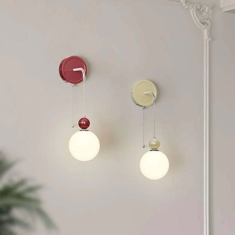 Morandi Moderno LED Metallo Vetro Applique Camera da Letto Corridoio
