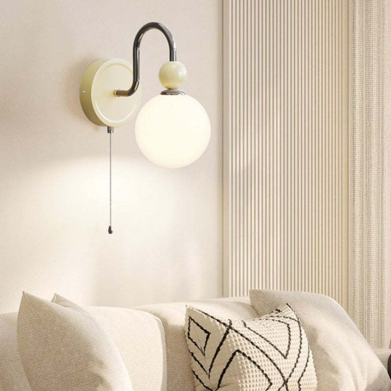 Morandi Moderno LED Metallo Vetro Applique Camera da Letto Corridoio