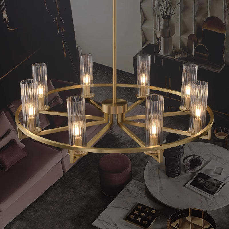 Arisha Lampada a Sospensione LED Post Moderna di Design in Vetro/Metallo per Soggiorno/Camera da Letto