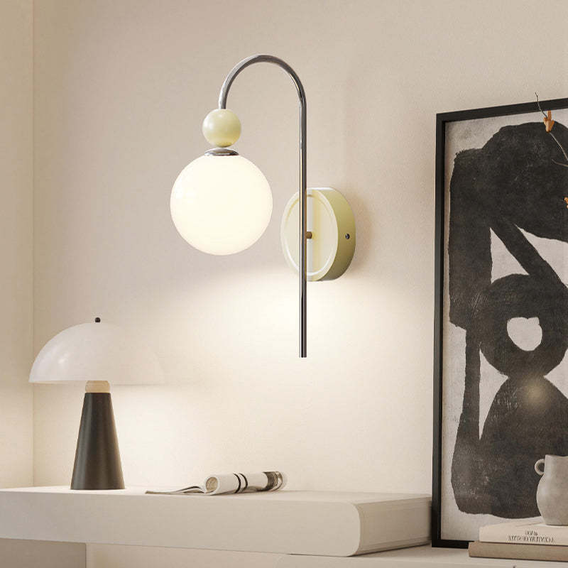 Morandi Moderno LED Metallo Vetro Applique Camera da Letto Corridoio