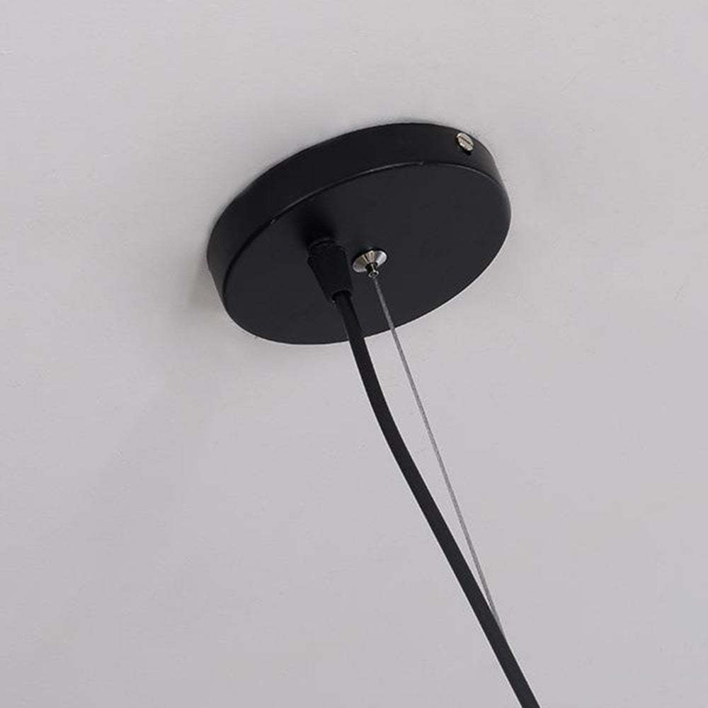 Renée Design LED Lampade a Sospensione Bianco Metallo/ Artificiale Seta Isola Cucina