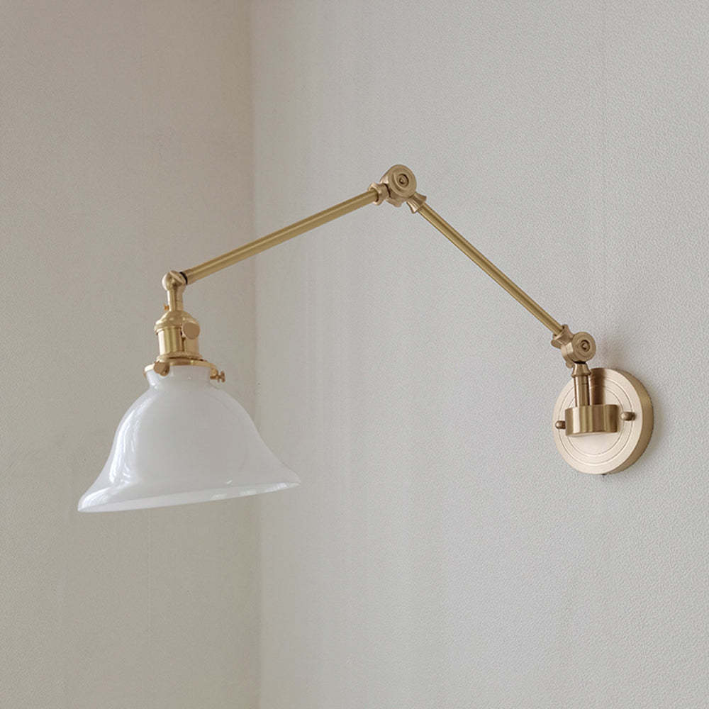 Brady Vintage Pieghevole Metallo Applique Camera da Letto