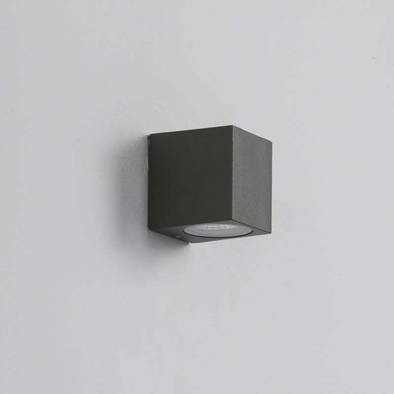 Orr Moderne LED Lampade da Esterno Metallo Nero Quadrato Minimalista