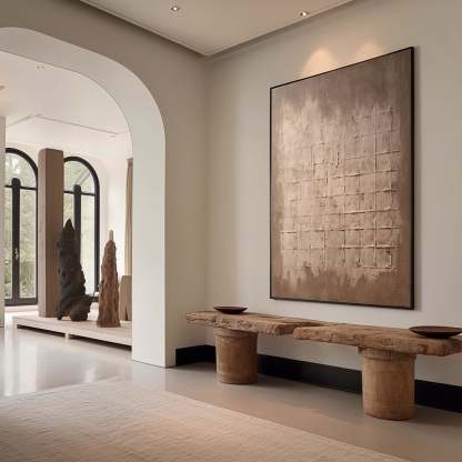 Wabi-Sabi Arte in Gesso #MS044