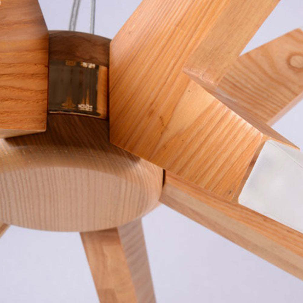 Ozawa Design LED Lampade a Sospensione Naturale Filiale Legno Fatto a Mano Soggiorno/Camera da Letto