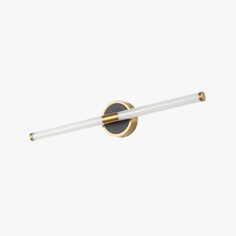 Leigh Designer LED Applique Lineare Specchio Anteriore Bottaio/Nero Soggiorno/Camera da Letto