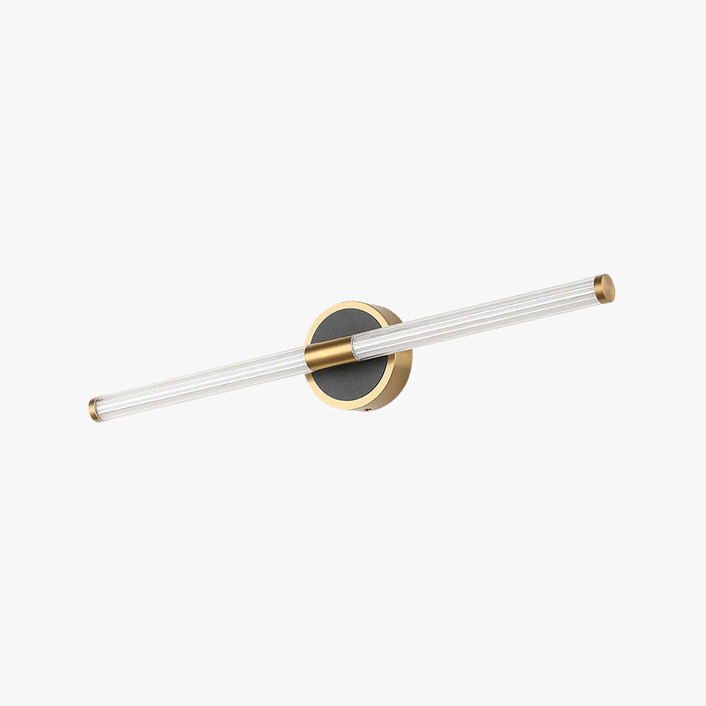 Leigh Designer LED Applique Lineare Specchio Anteriore Bottaio/Nero Soggiorno/Camera da Letto