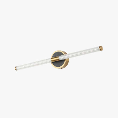Leigh Designer LED Applique Lineare Specchio Anteriore Bottaio/Nero Soggiorno/Camera da Letto