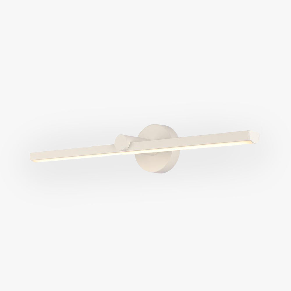 Leigh Minimalismo Rettangolo LED Applique Impermeabile Metallo Bianco Specchio Bagno
