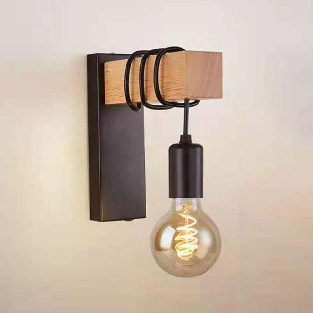 Alessio Industriale LED Applique Metallo Bianco/Nero Soggiorno/Camera da Letto