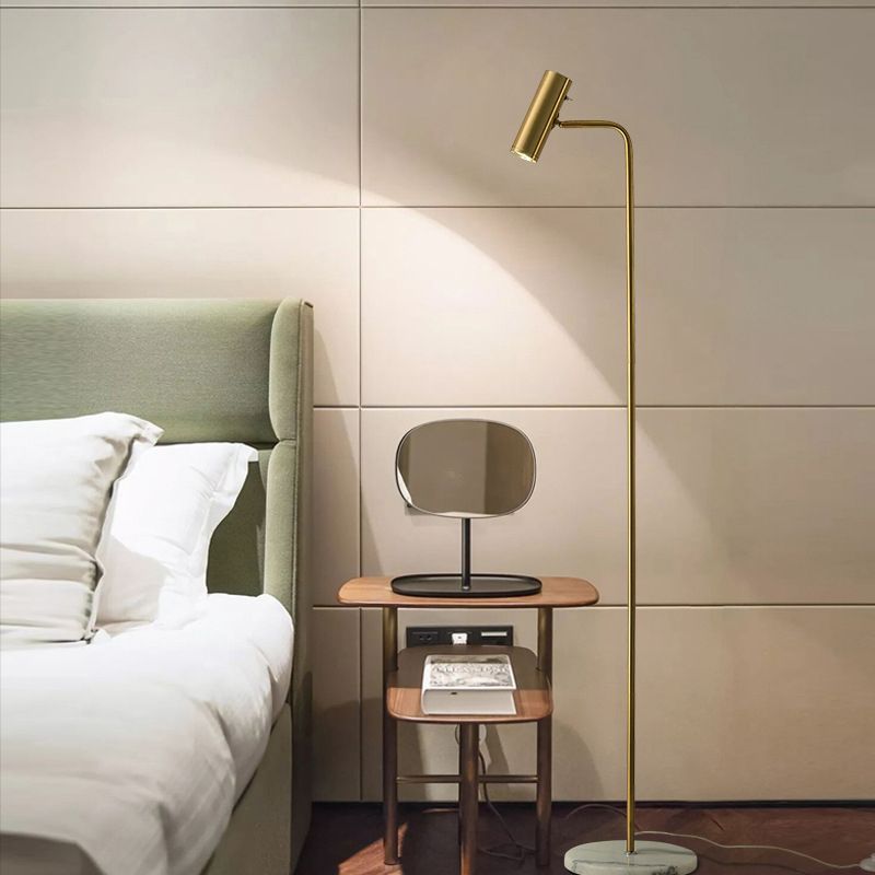 Freja Moderne Minimalista Design LED Lampade da Terra Metallo Salotto Nero/Bianco/Oro