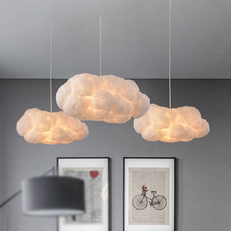 Minori Moderni LED Lampada a Sospensione Nuvole Nordiche Designer Camera da Letto