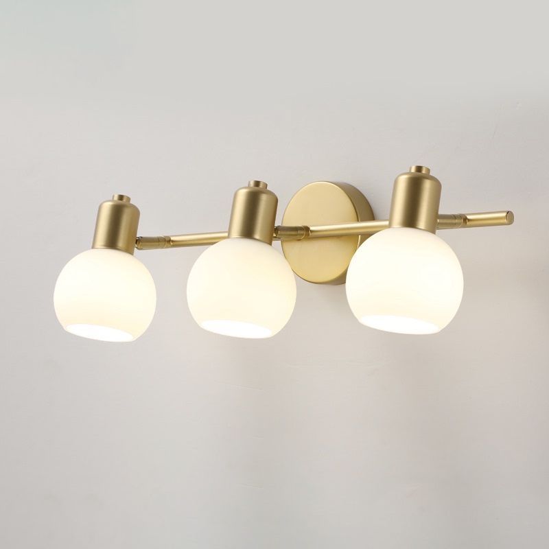 Valentina Oro Globo Lampade da Specchi Metallo/Vetro