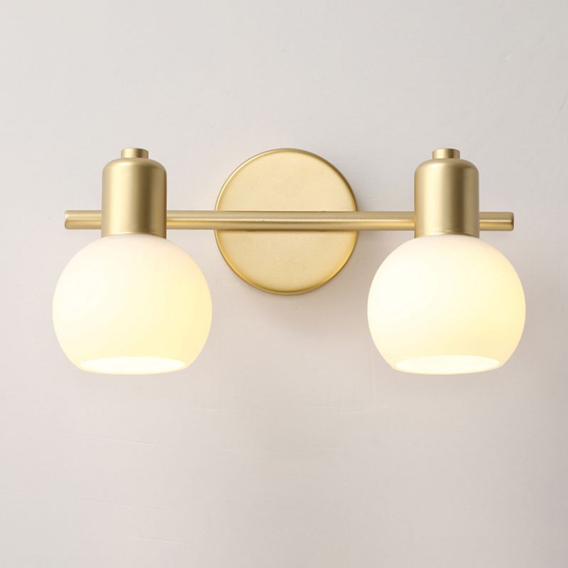 Valentina Oro Globo Lampade da Specchi Metallo/Vetro