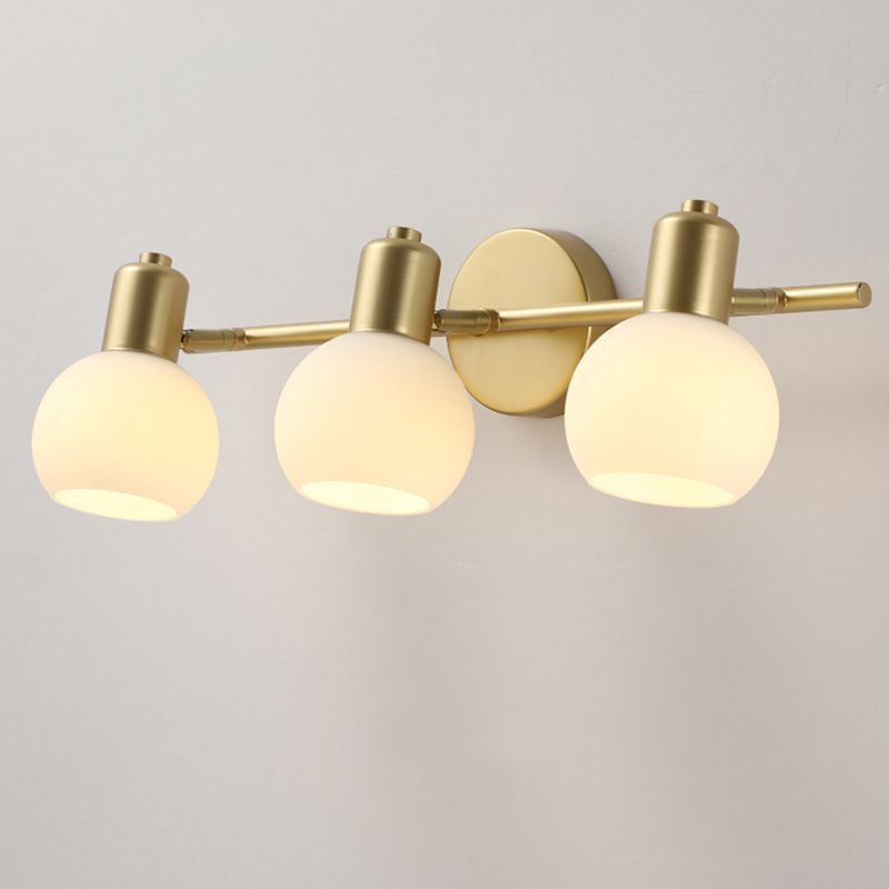 Valentina Oro Globo Lampade da Specchi Metallo/Vetro