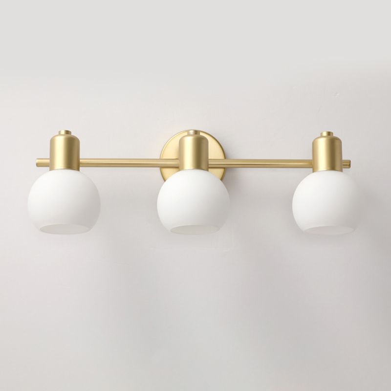 Valentina Oro Globo Lampade da Specchi Metallo/Vetro