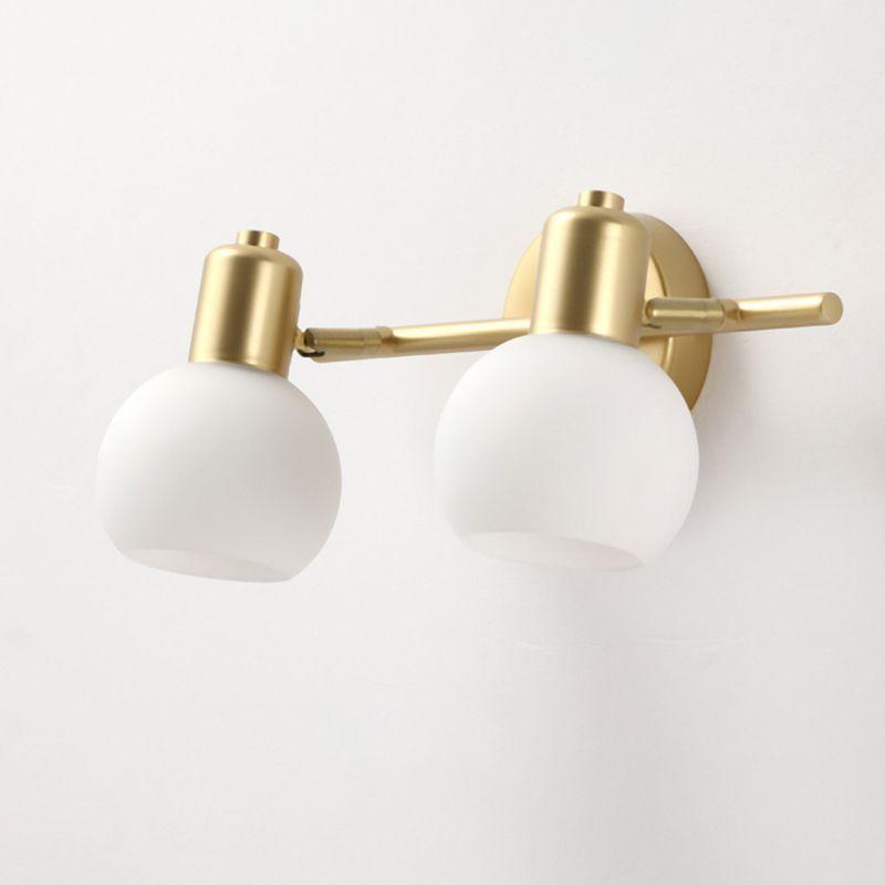 Valentina Oro Globo Lampade da Specchi Metallo/Vetro