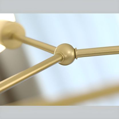 Valentina Industriale Metallo Vetro Lampadari  Camera da Letto Soggiorno