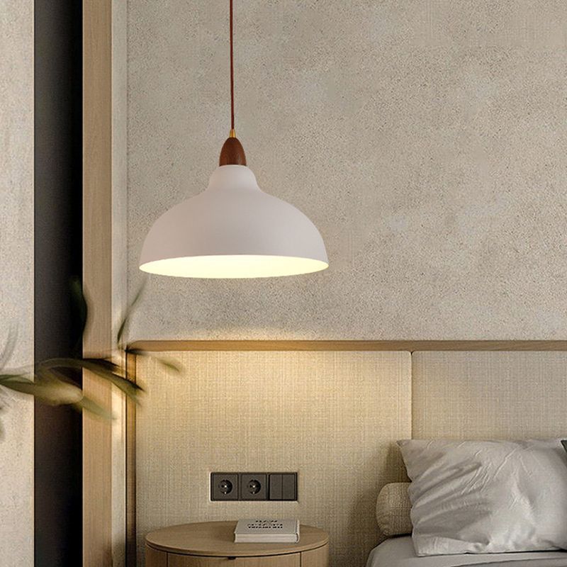Morandi Minimalista Rotondo Metallo Lampade a Sospensione Bianco