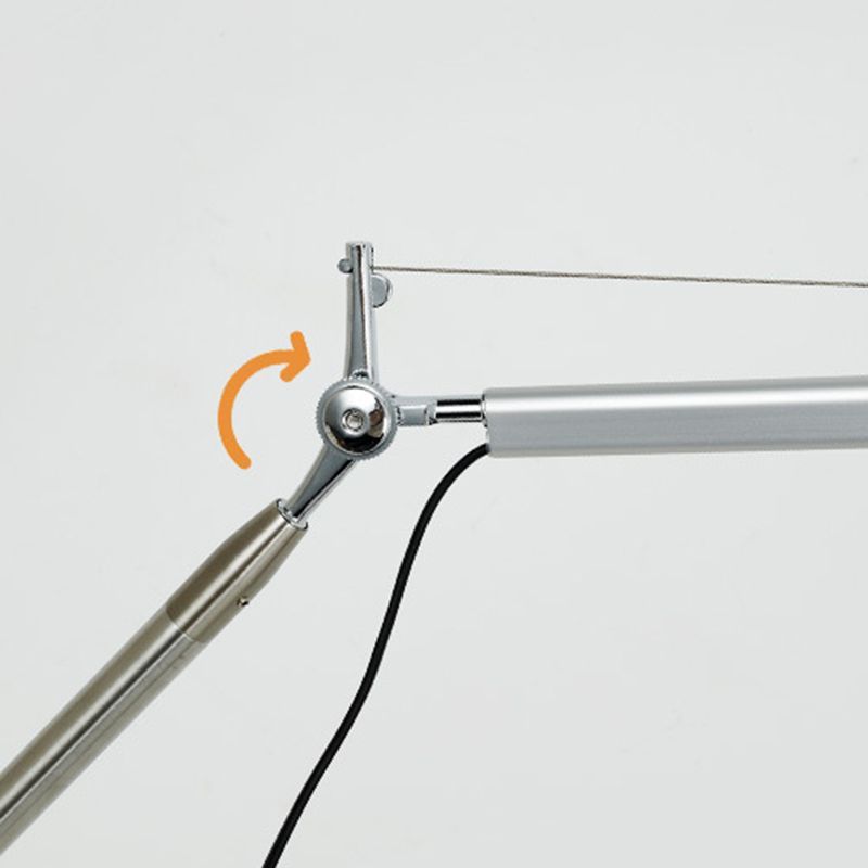 Brady Applique Dome Moderno,Metallo Regolabile,Argento,Soggiorno