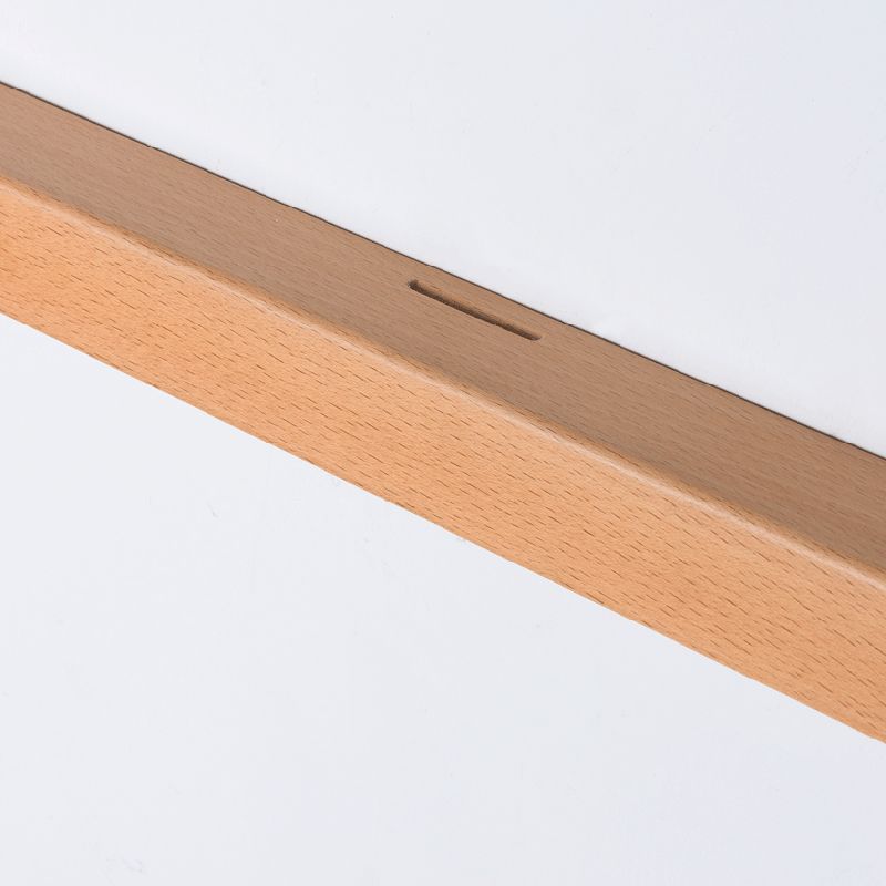 Ozawa Naturale Legno Lineare Applique Specchio Anteriore Soggiorno