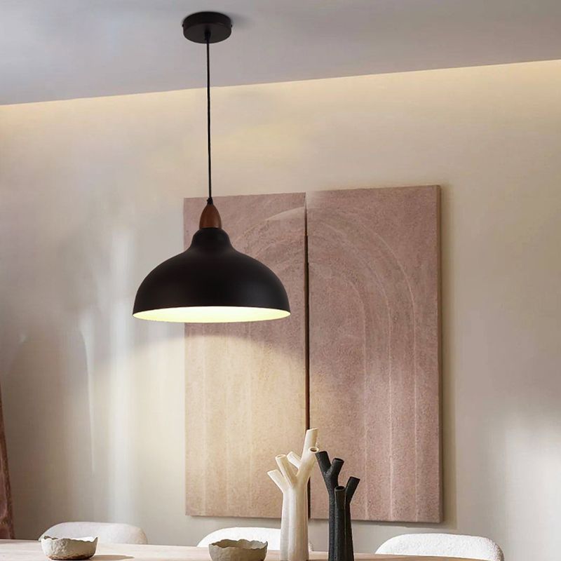 Morandi Minimalista Rotondo Metallo Lampade a Sospensione Bianco