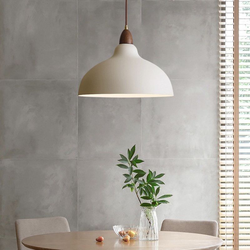 Morandi Minimalista Rotondo Metallo Lampade a Sospensione Bianco