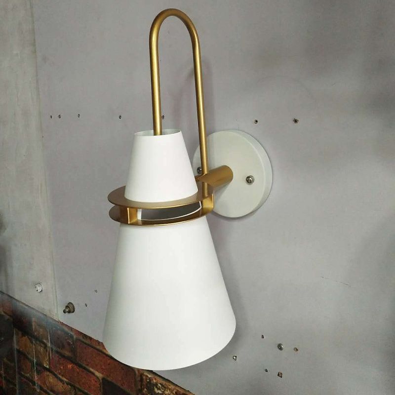 Morandi Appllique Metallo Nero/Bianco/Blu Cono Moderna