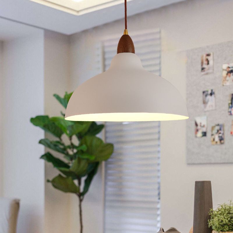Morandi Minimalista Rotondo Metallo Lampade a Sospensione Bianco