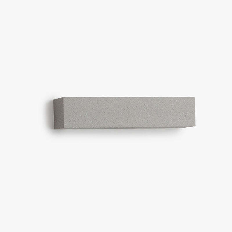 Edge Semplice Rettangolare LED Applique da Esterni Nero/Bianco Metallo Acrilico Giardino