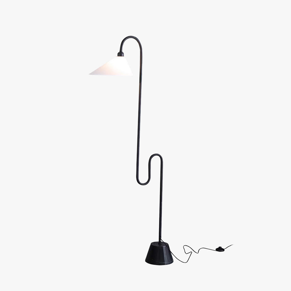 Salgado Moderno LED Lampada da Terra Curva 3 Temperatura di Colore Commutabile Soggiorno/Camera da Letto