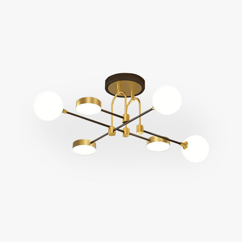Valentina Moderno LED Minimalismo Plafoniere Metallo Vetro Soggiorno/Camera da Letto