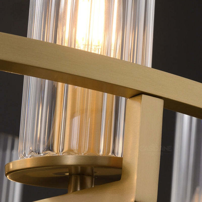 Arisha Lampada a Sospensione LED Post Moderna di Design in Vetro/Metallo per Soggiorno/Camera da Letto