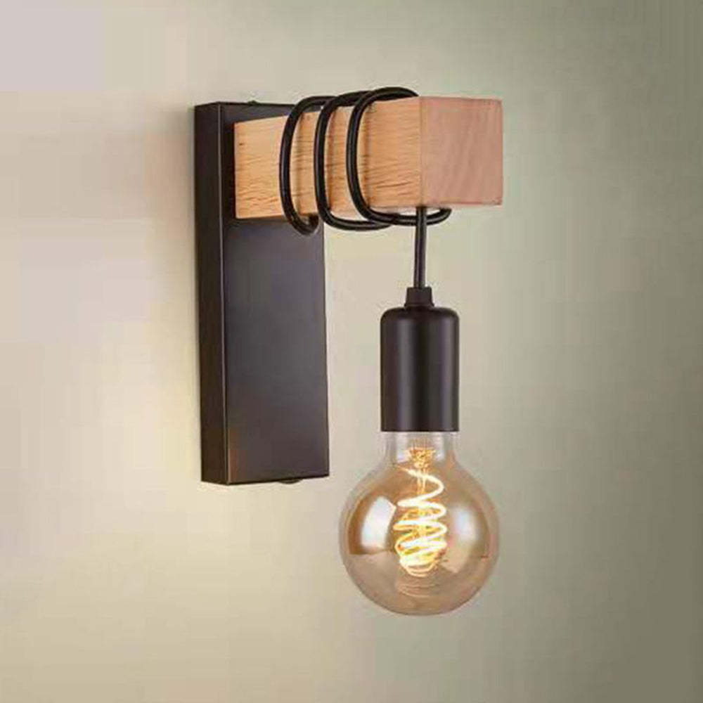 Alessio Industriale LED Applique Metallo Bianco/Nero Soggiorno/Camera da Letto