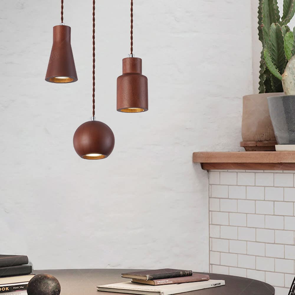 Ozawa Vintage Legno Sospensione Noce Soggiorno/Bar/Ristorante