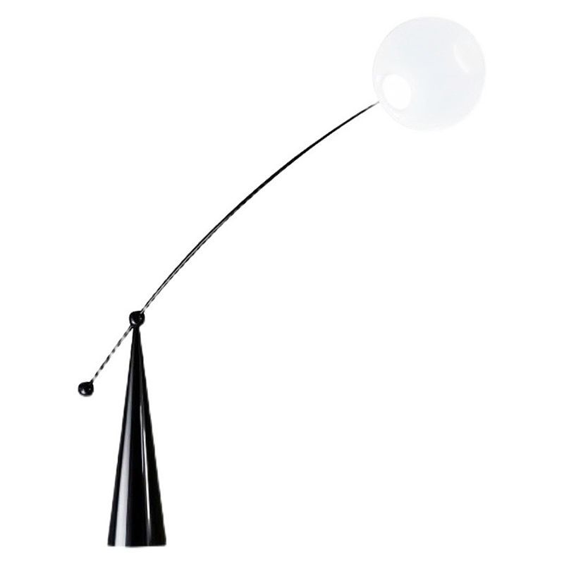 Valentina Moderne Design LED Lampade da Terra Bolla Arco Smerigliato Vetro Soggiorno