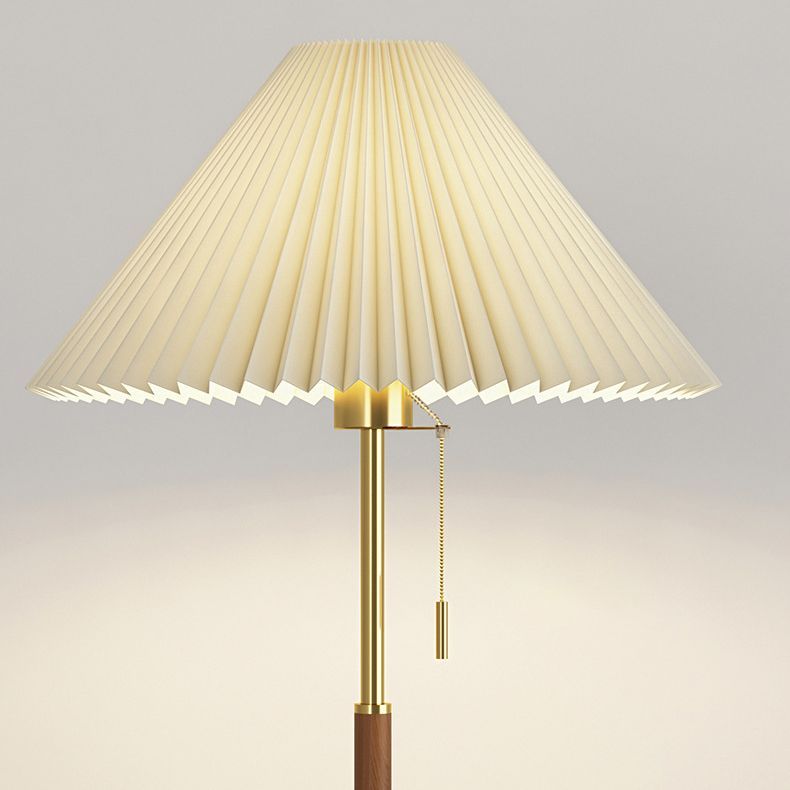Ozawa Moderno Minimalista Plissettato Lampade da Terra Metallo Marmo